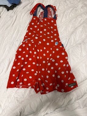 Matilda Jane Red and White Polka Dot Romper